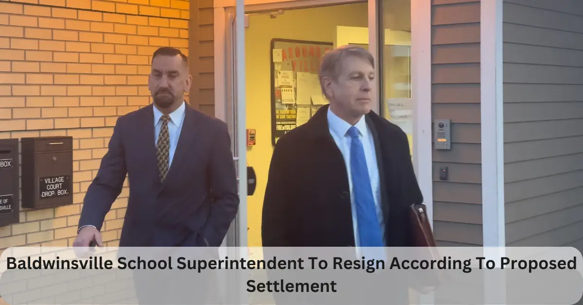 Baldwinsville School Superintendent To Resign According To Proposed Settlement