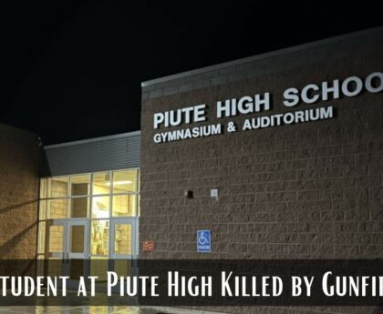 Student at Piute High Killed by Gunfire