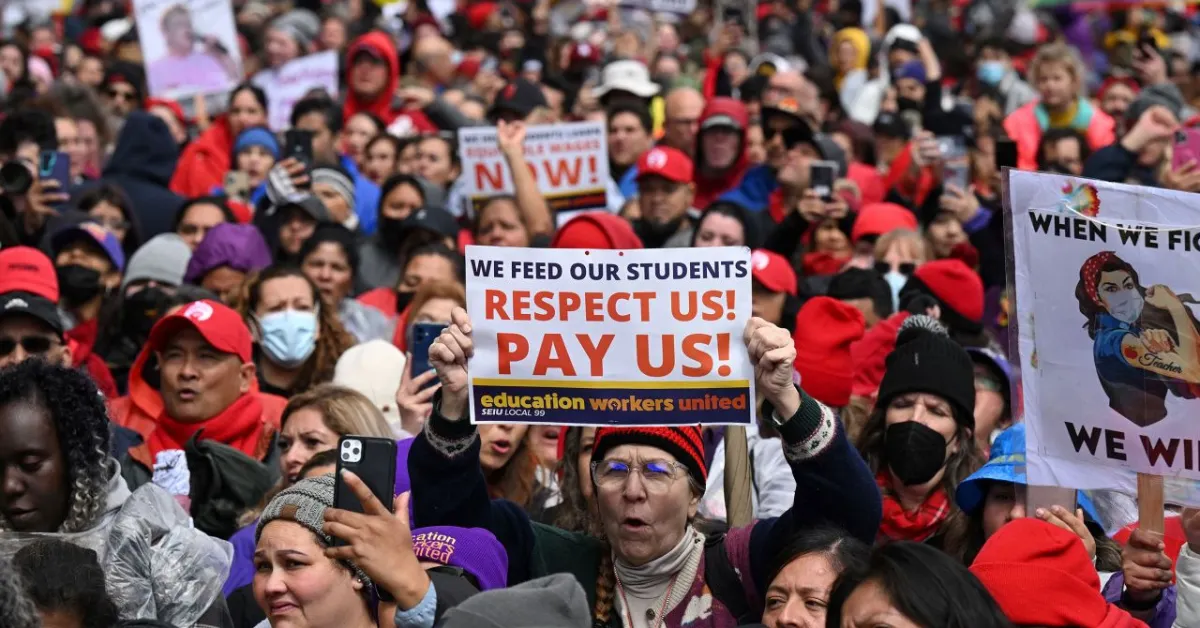 Strike by Los Angeles Unified School District Employees