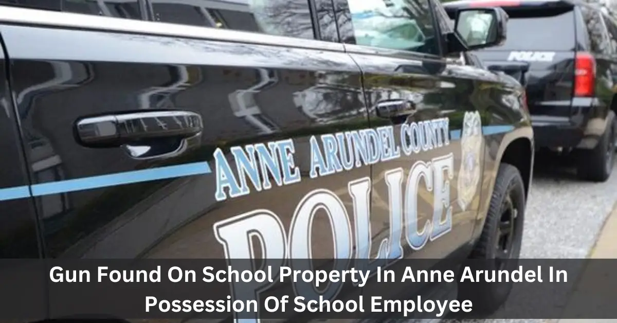 Gun Found On School Property In Anne Arundel In Possession Of School Employee