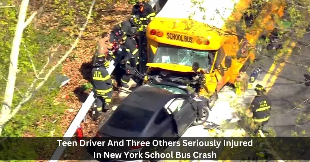 Teen Driver And Three Others Seriously Injured In New York School Bus Crash