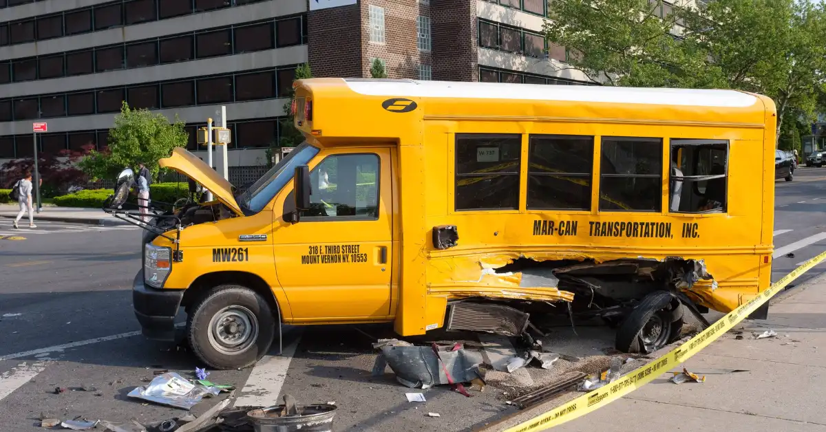  School Bus Accident In The Bronx Leaves 7 Injured, 3 In Critical Condition