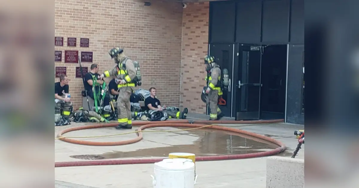 Fire Engulfs LA Crosse Central High School