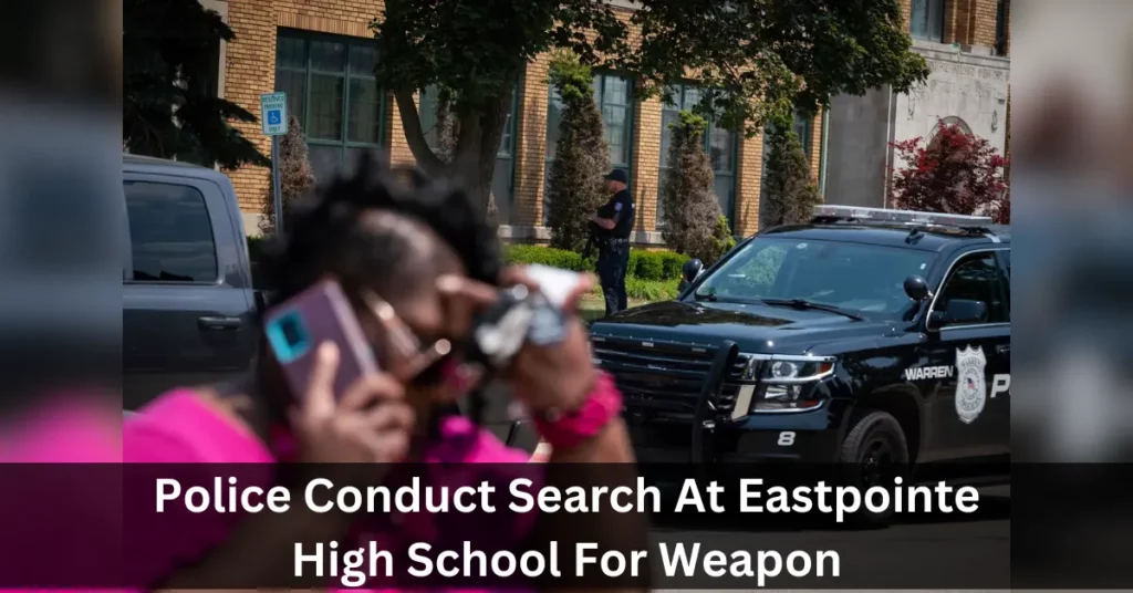Police Conduct Search At Eastpointe High School For Weapon