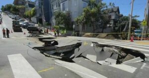 San Francisco Homes Flooded And Sinkhole Formed Due to Water Main Break