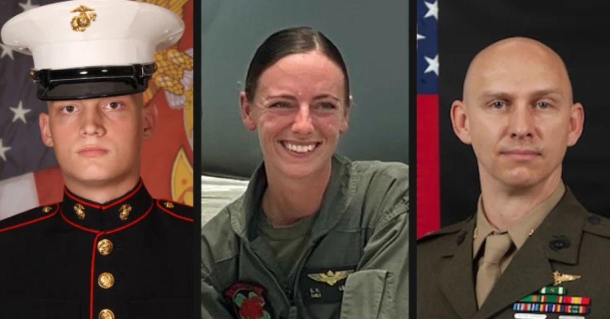 3 Marines Of Bodies Killed in Osprey Crash in Australia 