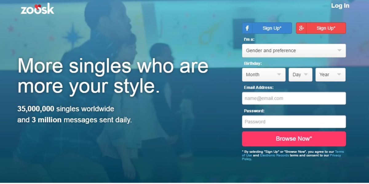 Pros of Zoosk