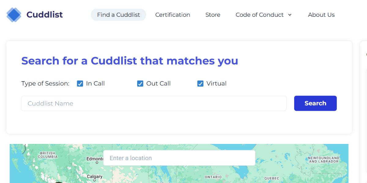For Clients (Find Cuddlist)