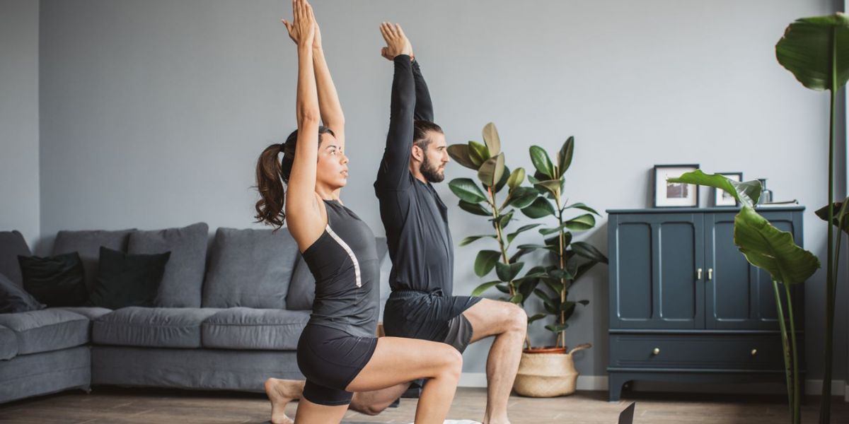 Take A Yoga Class Together At Home